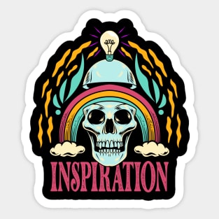 Vintage Skull - Inspiration Sticker